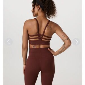 Vuori Burnt Sienna Longline Bra